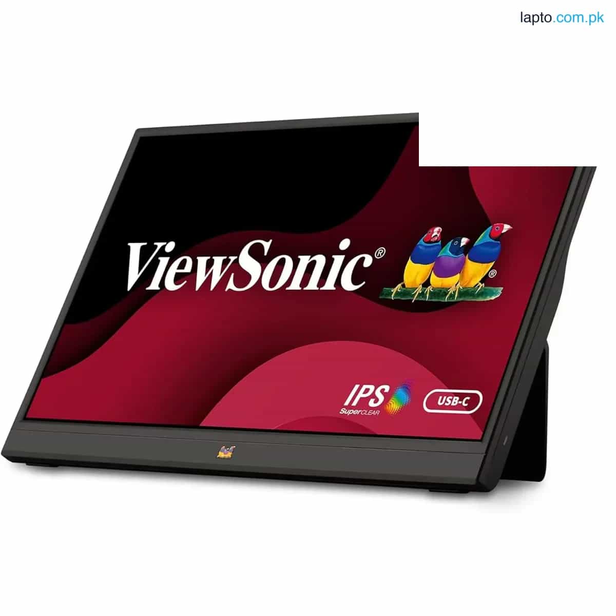 ViewSonic VA1655 15.6 Inch 1080p FHD IPS Portable Monitor with Built-in Stand, 60W USB C, Mini HDMI, Protective Case and Speakers for PC, Mac, Gaming Consoles, Phones 1