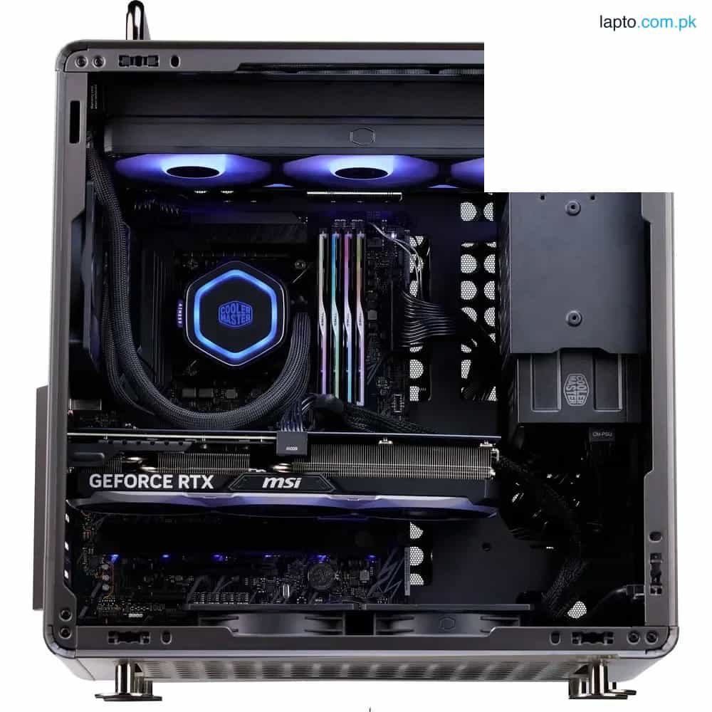 Cooler Master QUBE 540 High-Airflow ATX Mid-Tower Case, Q540-MGNN-S00, Stardust Iron 1