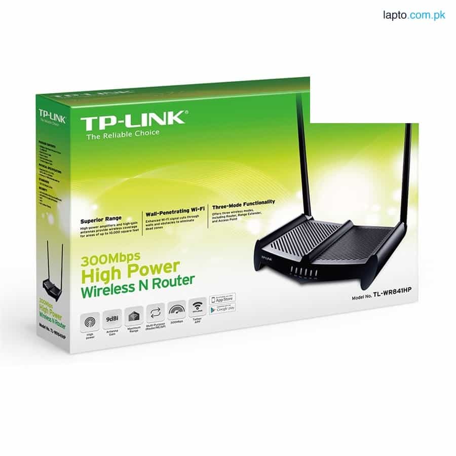 TP-LINK TL-WR841HP Ver 3.1, 300Mbps High Power Wireless N Router 1
