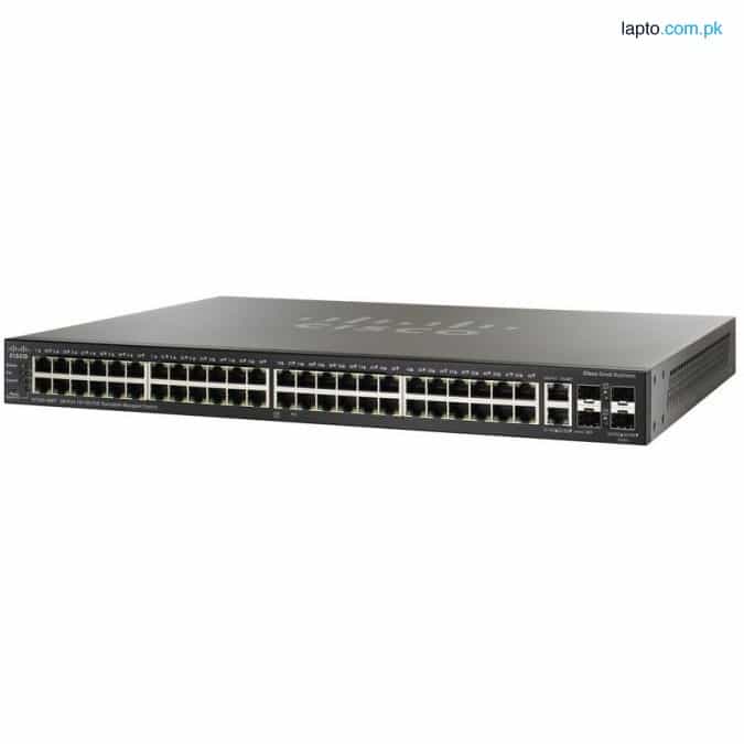 Cisco SF300-48PP-K9 48-port 10/100 PoE+ Managed Switch with Gig Uplinks 1
