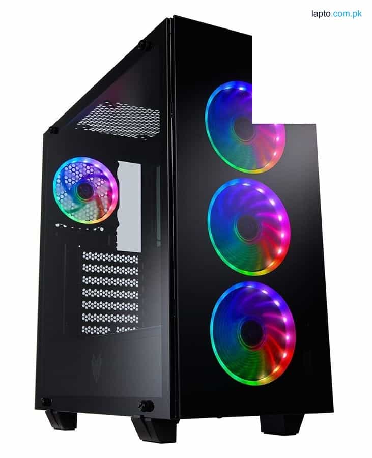 FSP CMT510 Plus Mid Tower Gaming Case with 3 Tempered Glass 1