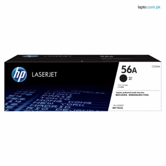HP 56A Black Original LaserJet Toner Cartridge CF256A 1