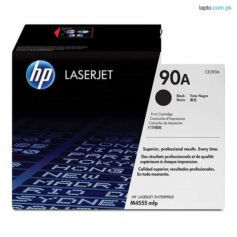 HP 90A Black Original LaserJet Toner Cartridge (CE390A) 1