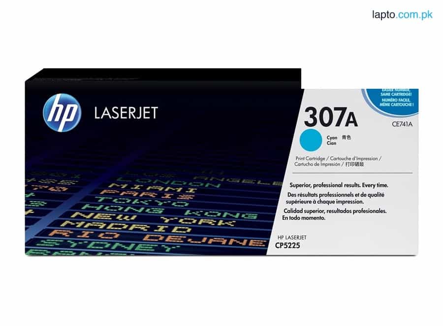 HP 307A Cyan Original LaserJet Toner Cartridge (CE741A) 1