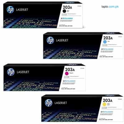 HP 203A Original Laserjet Toners Complete Set - (CF540A/CF541A/CF542A/CF543A) 1