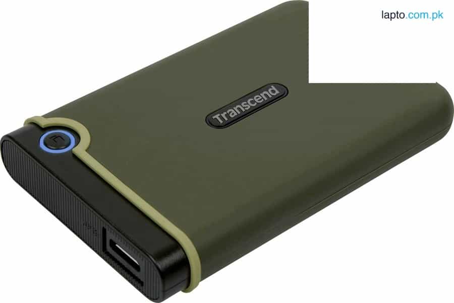 Transcend StoreJet 25M3 2TB USB 3.0 Portable Hard Drive - TS2TSJ25M3G - Military Green 1
