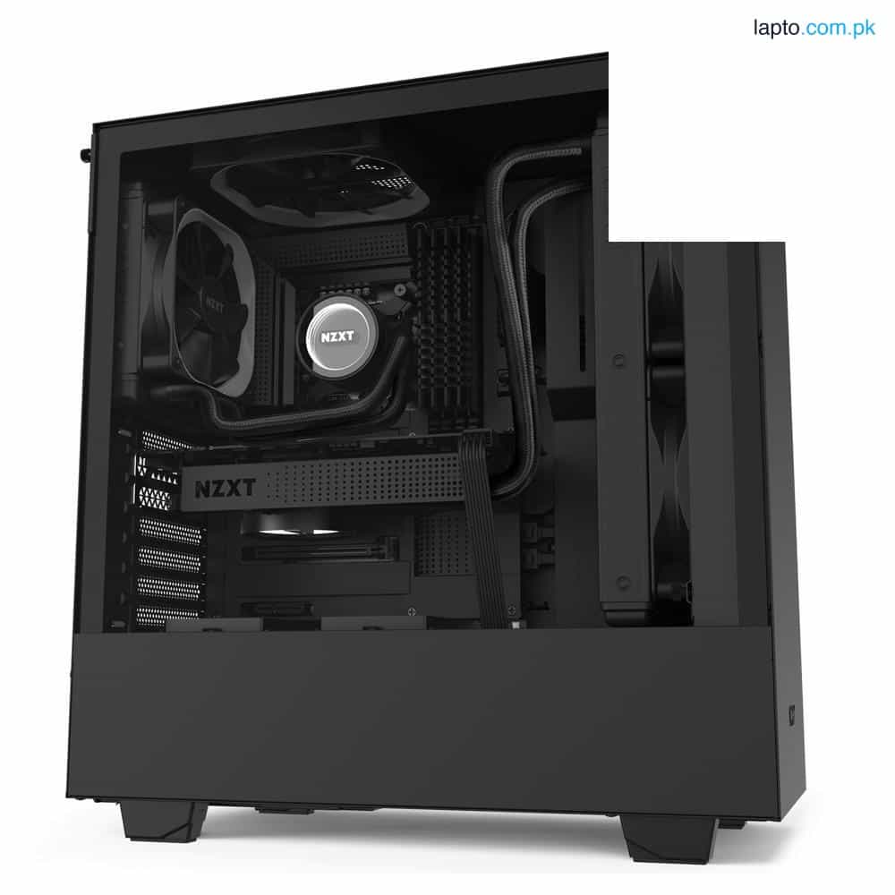NZXT H510i Compact Mid-Tower Case with Lighting and Fan Control (Matte Black) 5