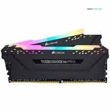 CORSAIR VENGEANCE RGB PRO 32GB (2 x 16GB) DDR4 DRAM 3200MHz C16 Memory Kit — Black 1