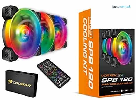 Cougar Vortex RGB SPB 120 PWM HDB Cooling Kit 3 Fans Pack Kit 1