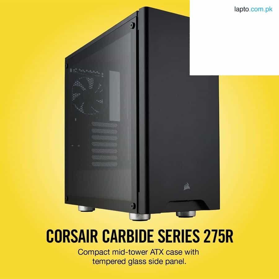 Corsair iCUE 465X RGB Mid-Tower ATX Smart Case — White CC-9011189-WW 4