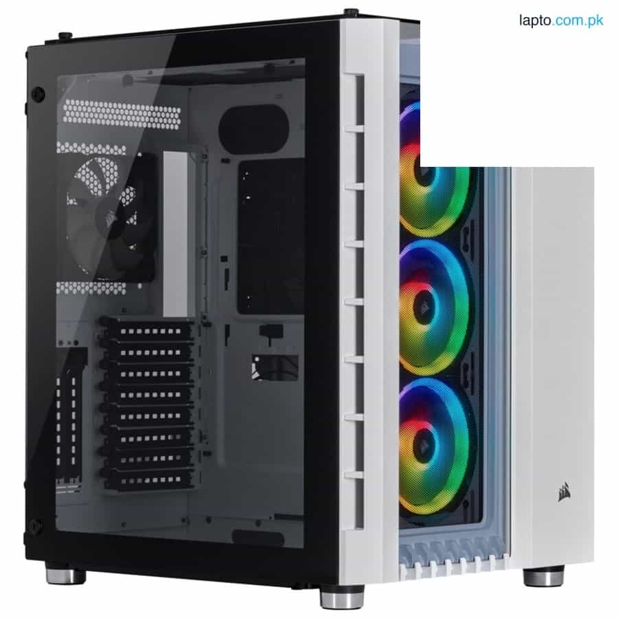 Corsair Crystal Series 680X RGB ATX High Airflow Tempered Glass Smart Case — White 1