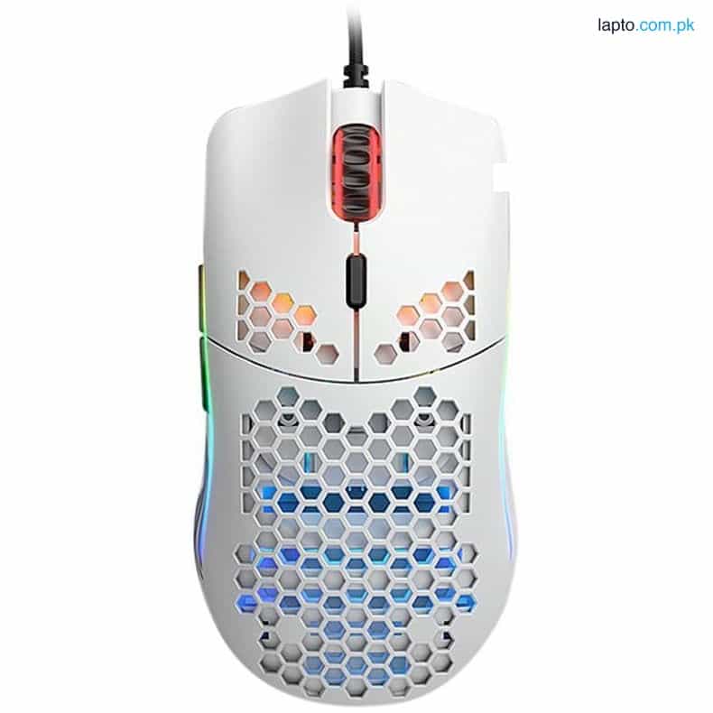 Glorious Model O Minus Gaming Mouse, Matte White, 58G (GOM-WHITE-1) Model O- 1