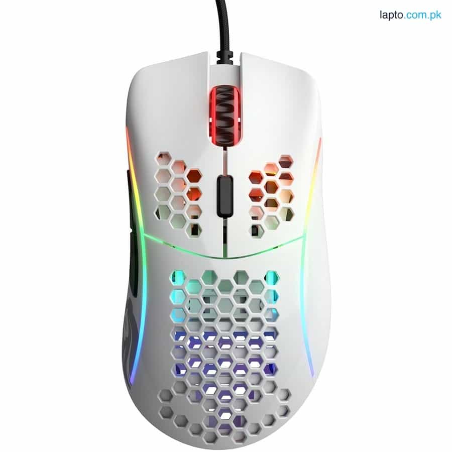 Glorious Model D (Glossy White) Extreme Lightweight Ergonomic Gaming Mouse 69G 1