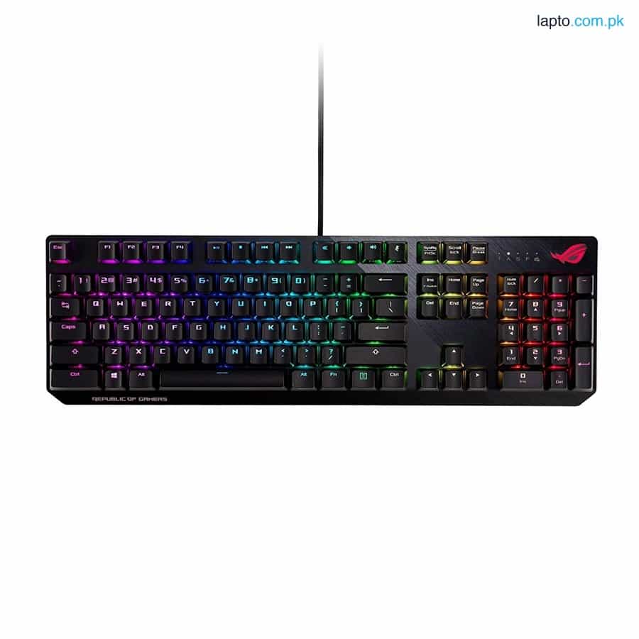 ASUS ROG Strix Scope Mechanical Gaming Keyboard (Cherry Mx Red Switches) 1