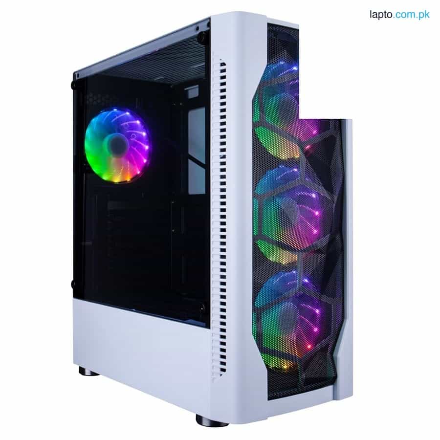 1stPlayer DK series DK-D4 (White) with 4 Fans ATX Gaming Case 1