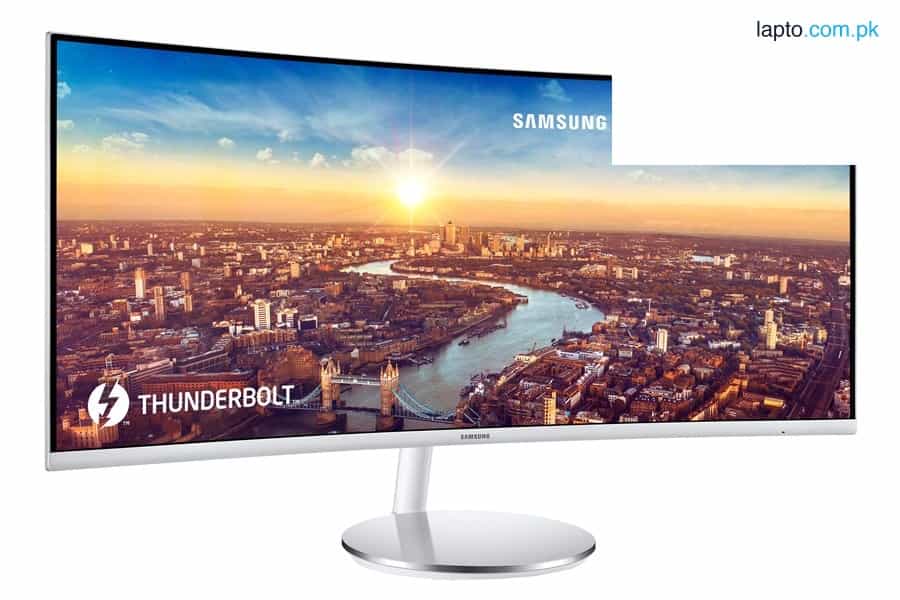 Samsung 34CJ791 34? Thunderbolt™ 3 Curved WQHD 100hz QLED Ultra Wide Screen Curved Monitor 1