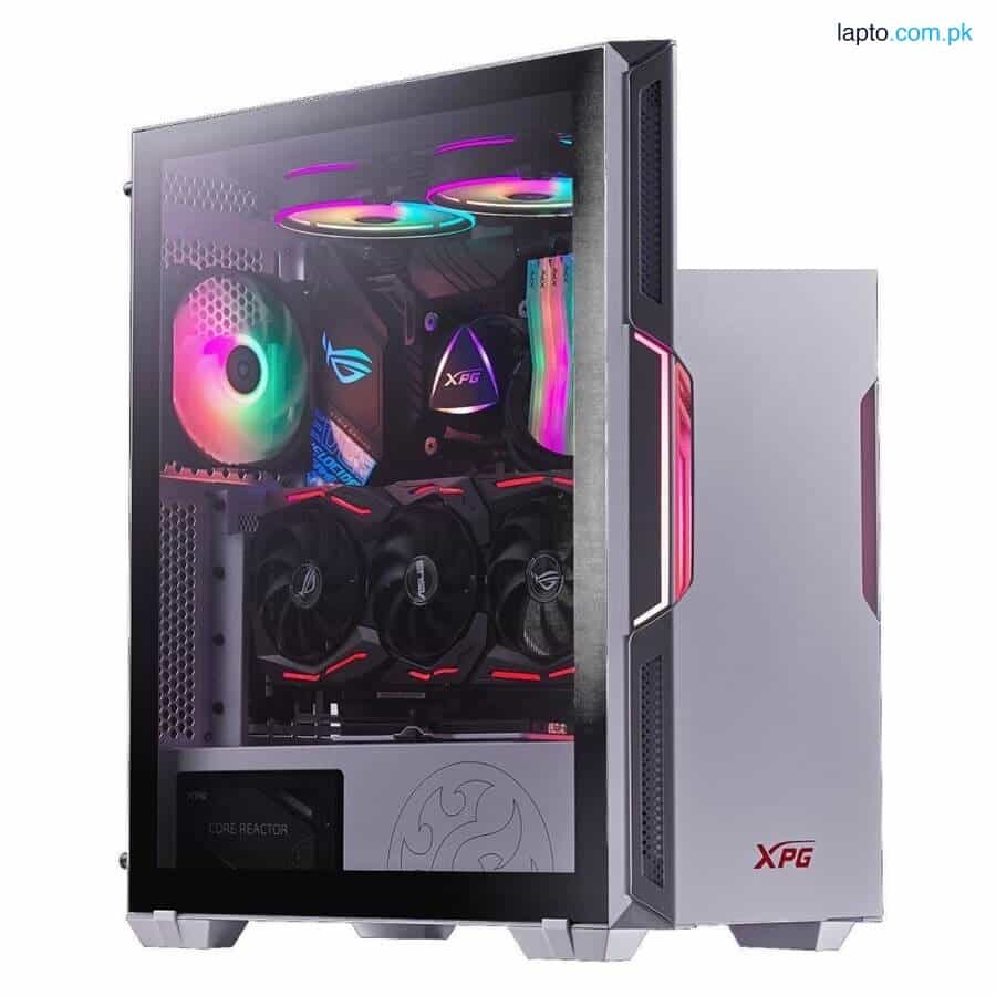 XPG STARKER Mid-Tower PC Case – White 1