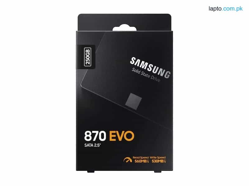Samsung 250GB SSD 870 EVO SATA III 2.5" V-NAND, MZ-77E250B-AM 1