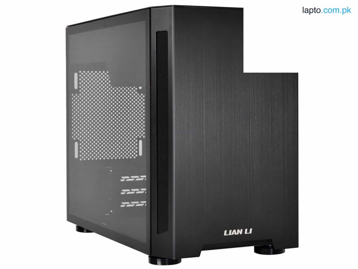 LIAN LI TU150 Aluminum Tempered Glass ITX Case - Black Color - TU150WX 1