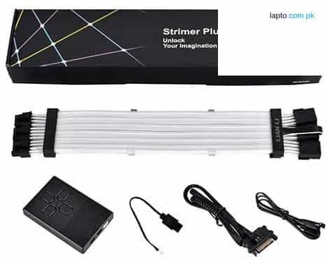 LIAN LI STRIMER Plus Triple 8 PINs -Addressable RGB VGA Power Cable 1