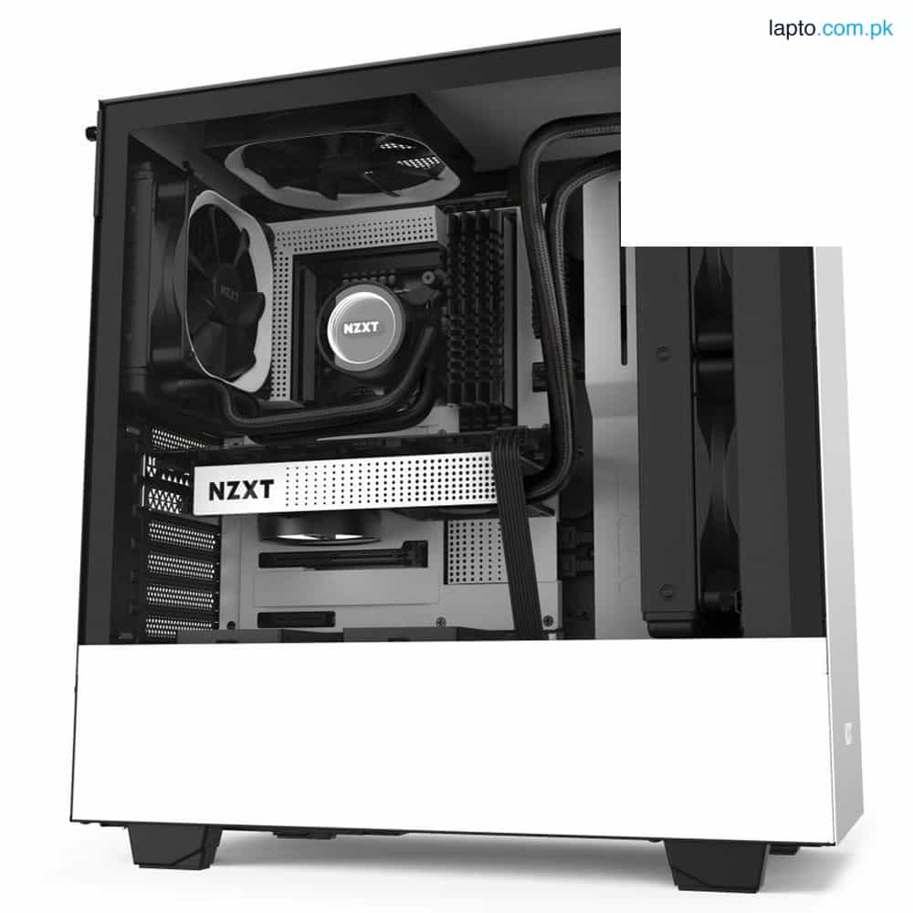 NZXT H510 Mid-Tower PC Gaming Case – Matte White 1