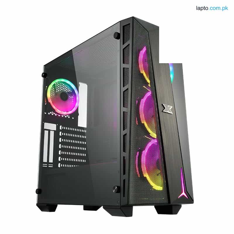 Xigmatek Cyclops Black TG ARGB E-ATX Mid Tower Chassis 1