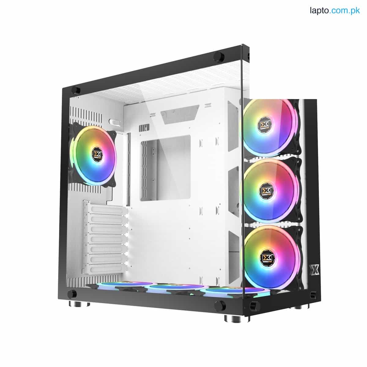 Xigmatek Aquarius Plus White TG ARGB Mid Tower Chassis 1