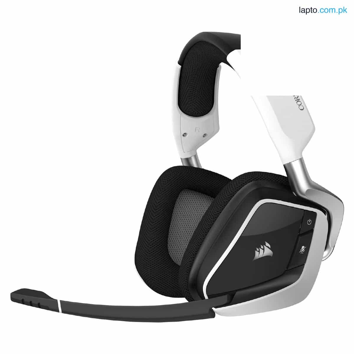 Corsair VOID RGB ELITE Wireless Premium Gaming Headset with 7.1 Surround Sound — White (AP) 1