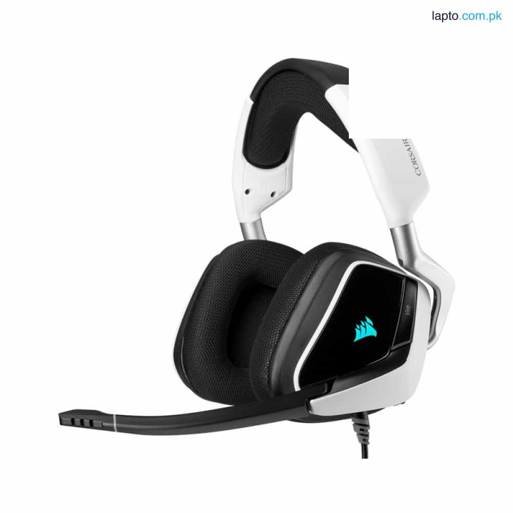 Corsair VOID RGB ELITE Wireless Premium Gaming Headset with 7.1 Surround Sound — White (AP) 5