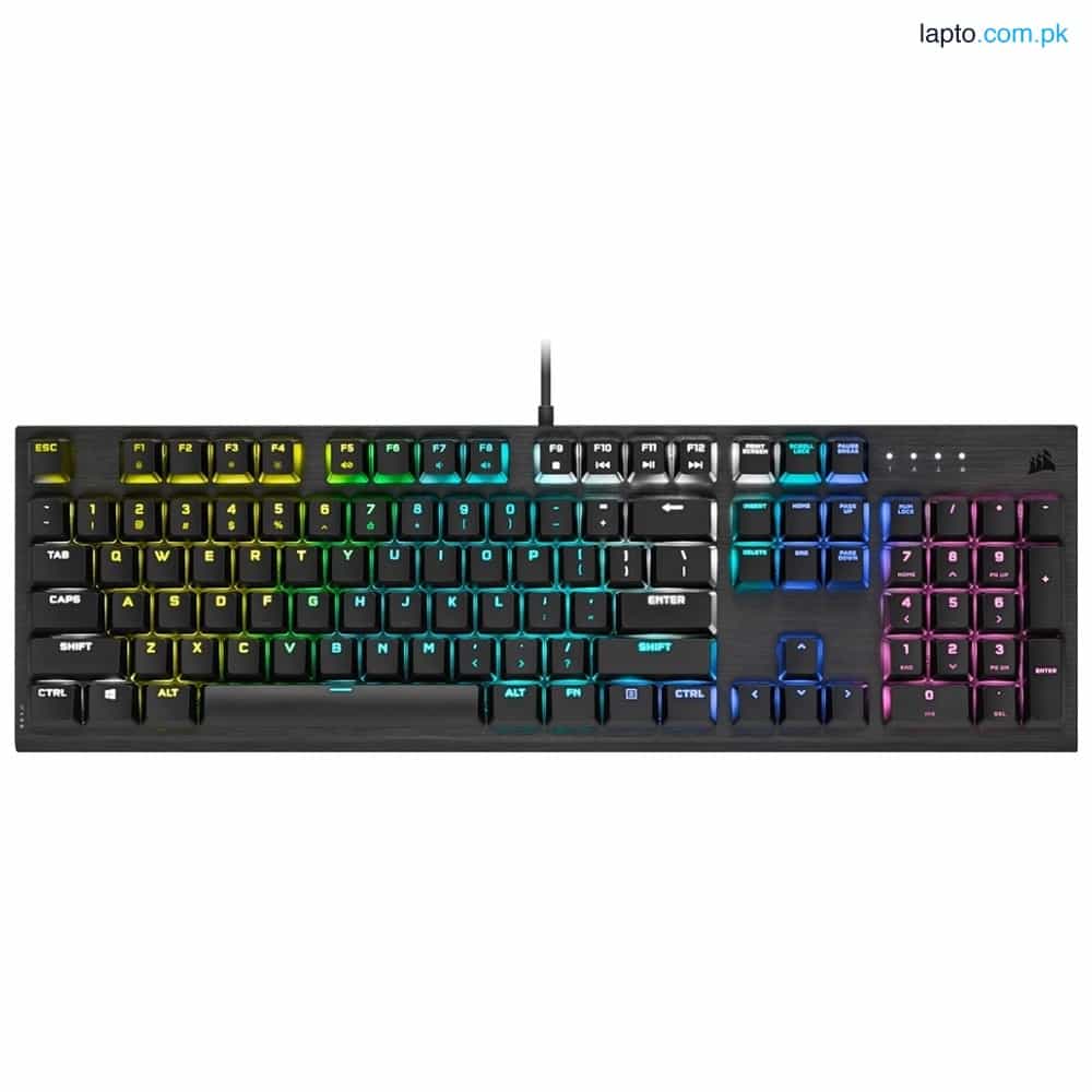 Corsair K60 RGB PRO Mechanical Gaming Keyboard — CHERRY VIOLA — Black 1