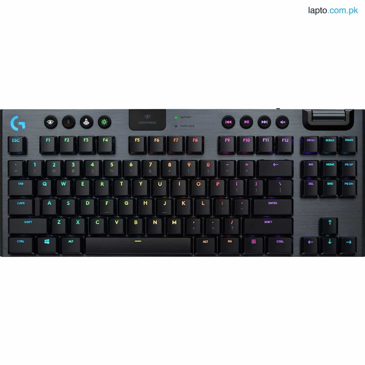 Logitech G915 TKL Tenkeyless LIGHTSPEED Wireless RGB Mechanical Gaming Keyboard (Carbon US Internati 1