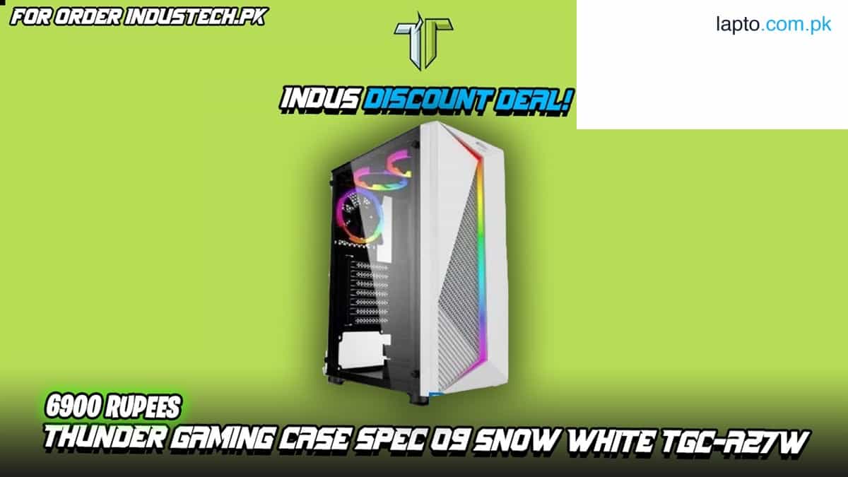 Thunder Gaming Case Spec 09 Snow White TGC A27W 1