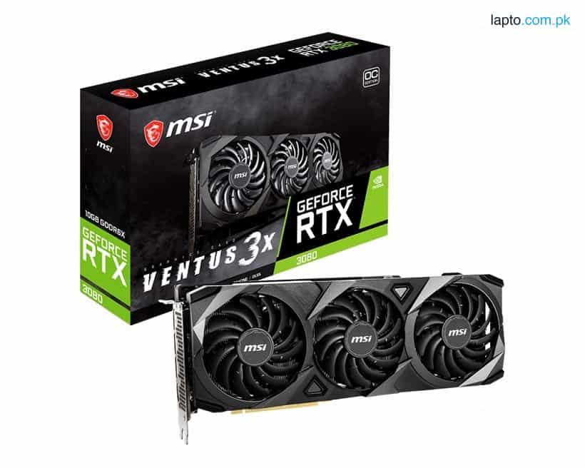 MSI GeForce RTX 3080 VENTUS 3X 10G OC Graphics Card (Factory Refurbished) 1