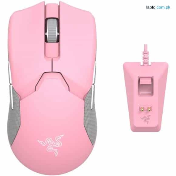 Razer Viper Ultimate Gaming Mouse HyperSpeed Wireless with Charging Dock - PINK 1
