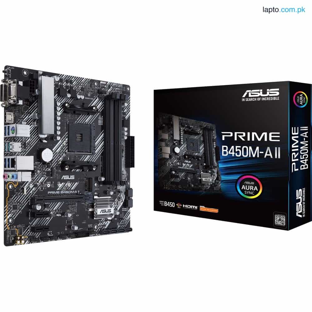 ASUS Prime B450M-A II AM4 Micro-ATX Motherboard 1