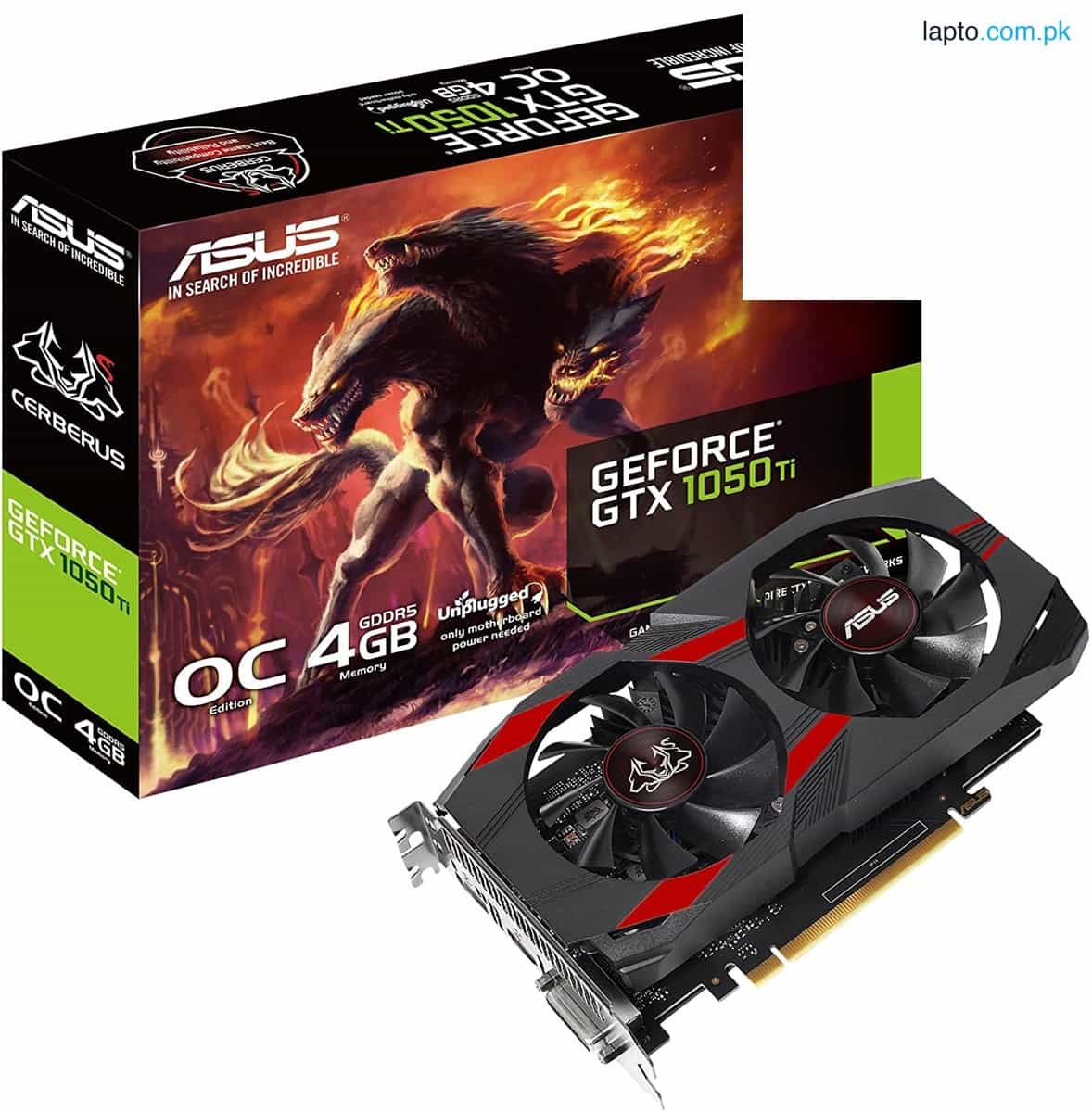 ASUS Cerberus GTX 1050 Ti 4GB OC Edition GDDR5 1