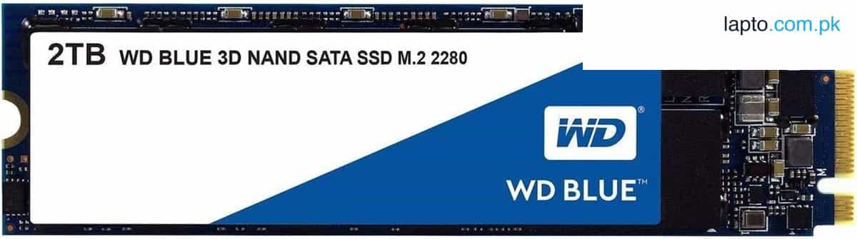 Western Digital 2TB WD Blue 3D NAND Internal PC SSD - SATA III 6 Gb/s, M.2 2280, 1