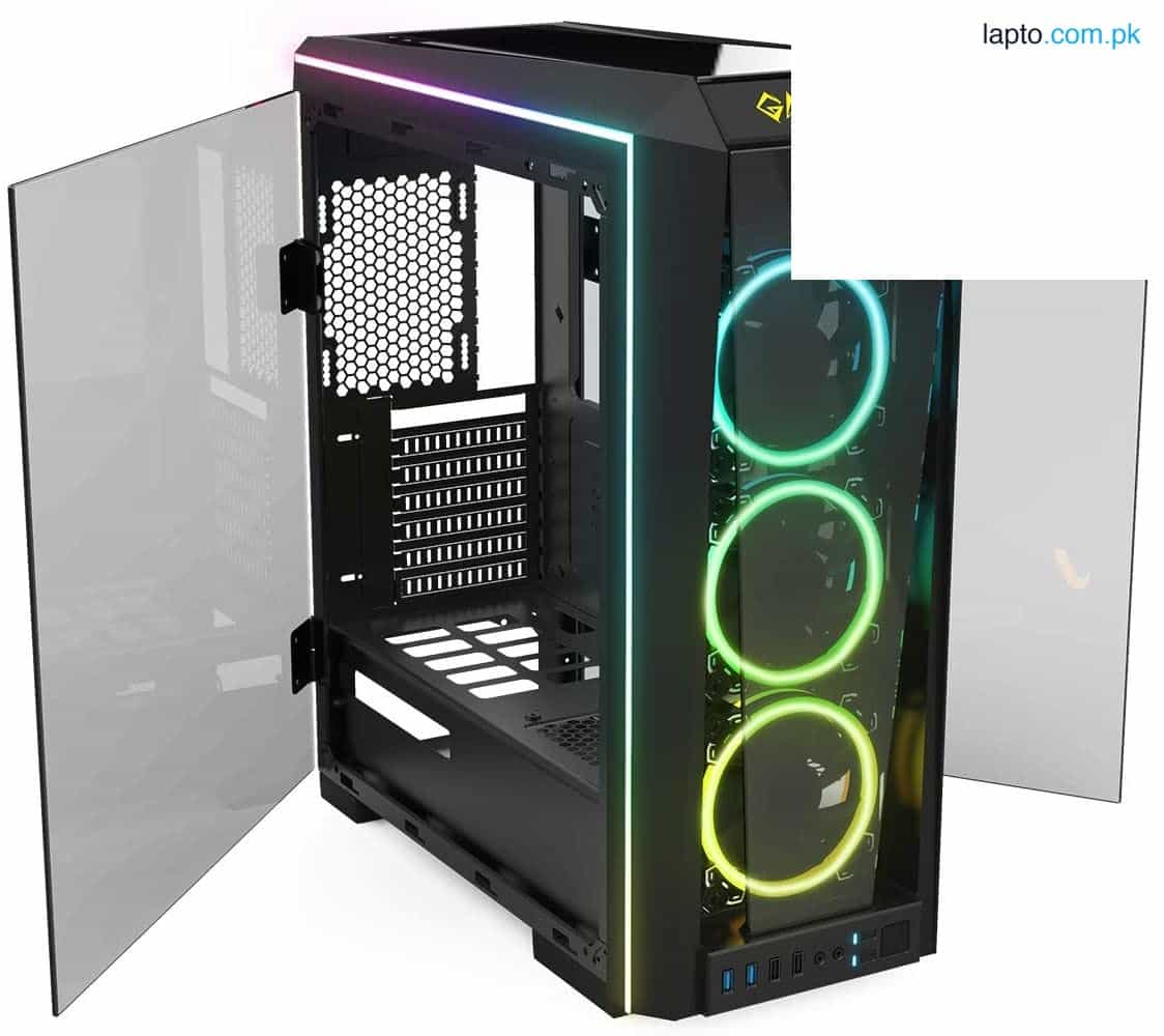 GAMDIAS RGB Gaming Mid-Tower Case 1