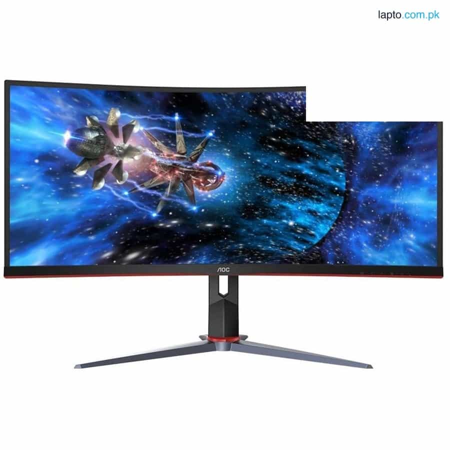 AOC CU34G2X 34 Curved Frameless Gaming Monitor QHD VA Panel 1ms 144Hz Freesync 1