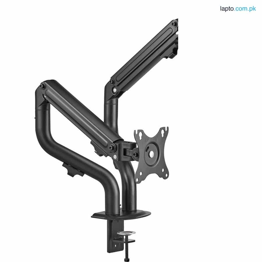 TWISTED MINDS RGB COUNTERBALANCE DUAL MONITOR ARM WITH USB/AUDIO/MIC PORTS (17-32") LDT39-C024U 5