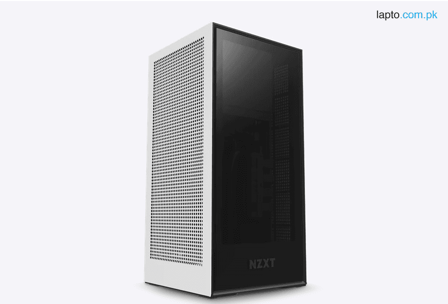 NZXT H1 White/Black With 650w PSU Raiser Cable & 140mm Liquid Cooler 1
