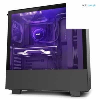 NZXT H1 White/Black With 650w PSU Raiser Cable & 140mm Liquid Cooler 2