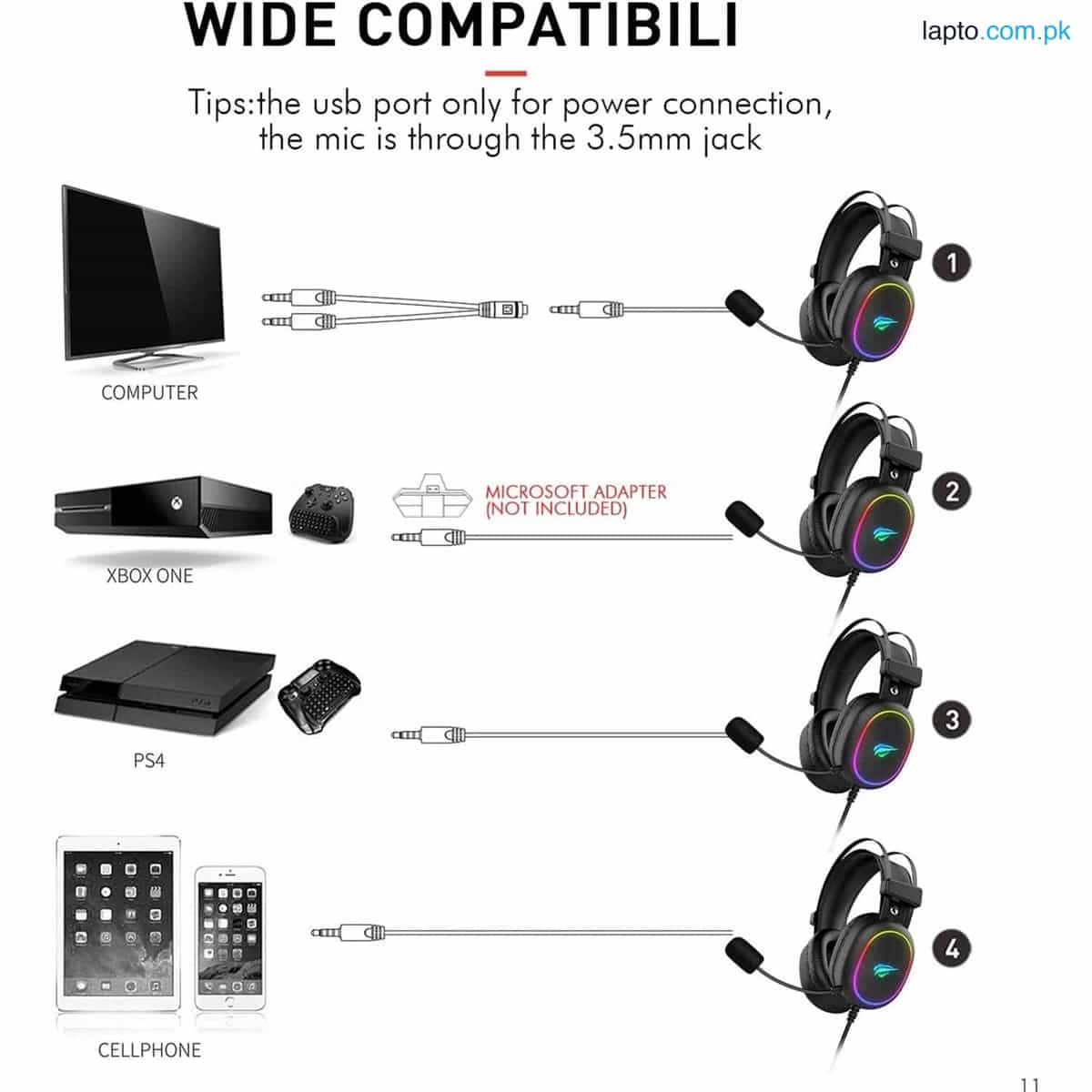 Havit H2016d Gaming Headphones 1