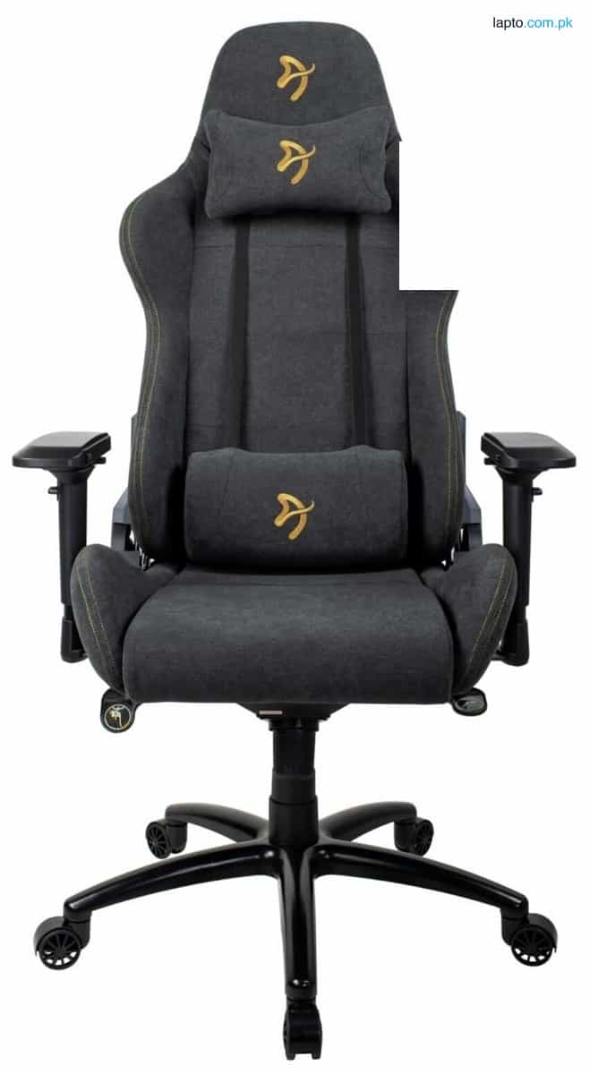 AROZZI VERONA SIGNATURE SFB Soft Fabric – GOLD LOGO OFFICE/GAMING CHAIR 1