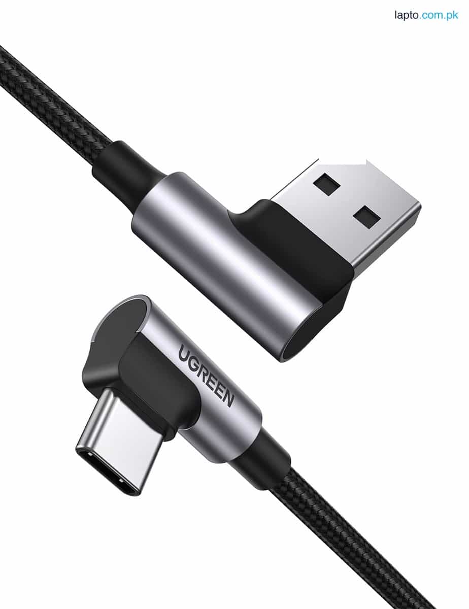 UGreen USB-A To USB-C 90 Degree 18W Fast Cable 6ft 1