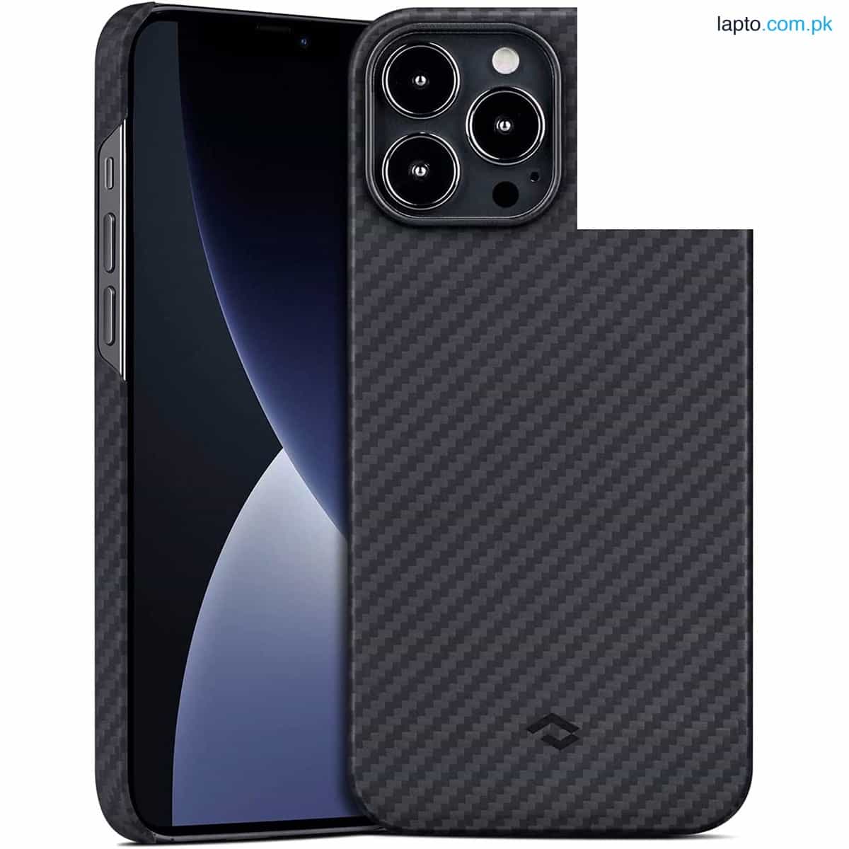 Pitaka iPhone 13 Pro Max Black/Grey Twill 1