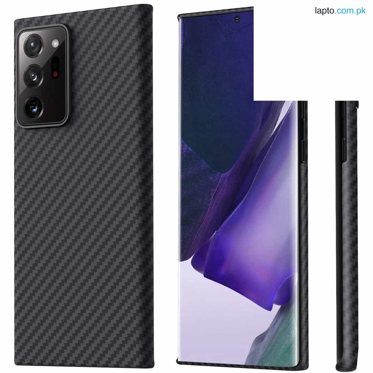 Pitaka Samsung Note 20 Black/Blue Twill 1