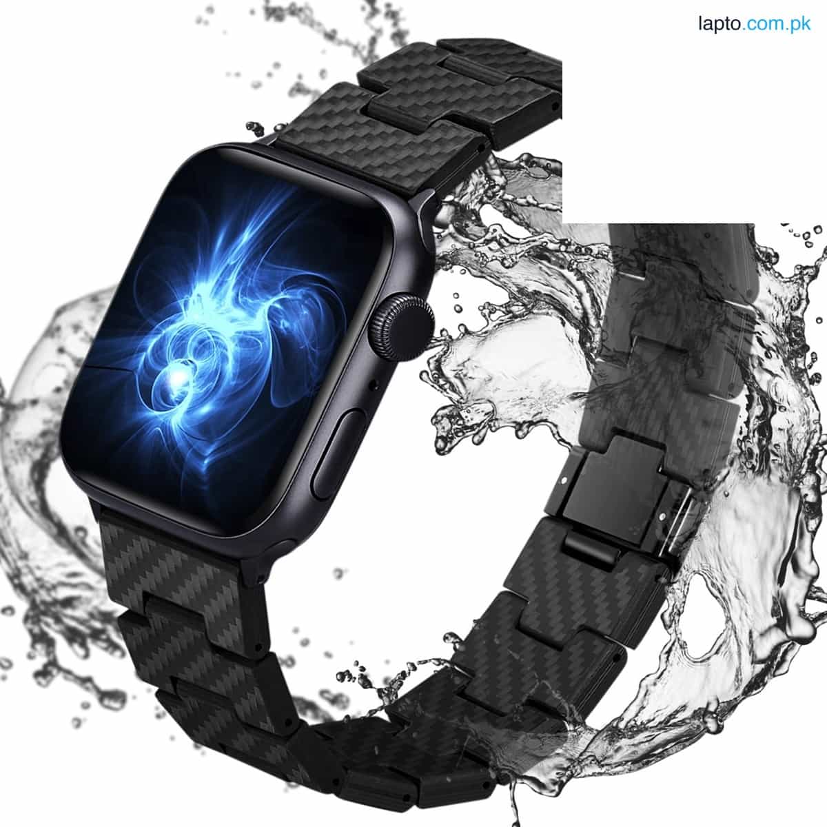 Pitaka Apple Watch Pure Carbon Fiber Band 44mm Series 1,2,3,4,5,6 & 7 45mm- Retro 1