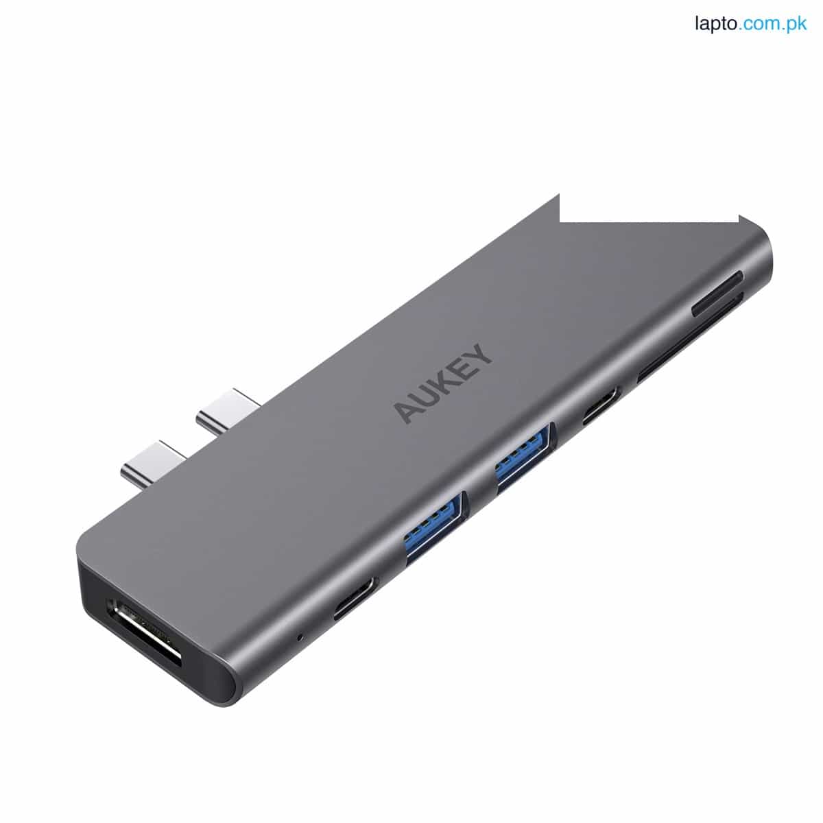 7 in 1 USB C Hub For MacBook Pro with 4K HDMI, Thunderbolt 3, 2 USB 3.0, USB-C Data Port etc 1