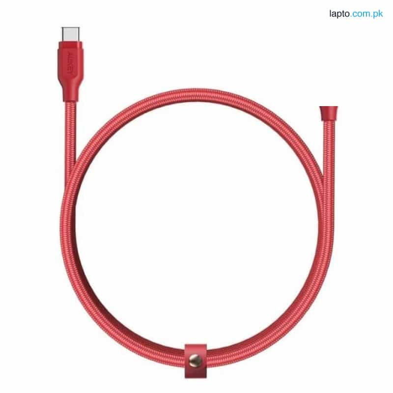 Aukey Braided Nylon USB 3.1 USB-A To USB- C Cable - 3.3ft (Red) 1